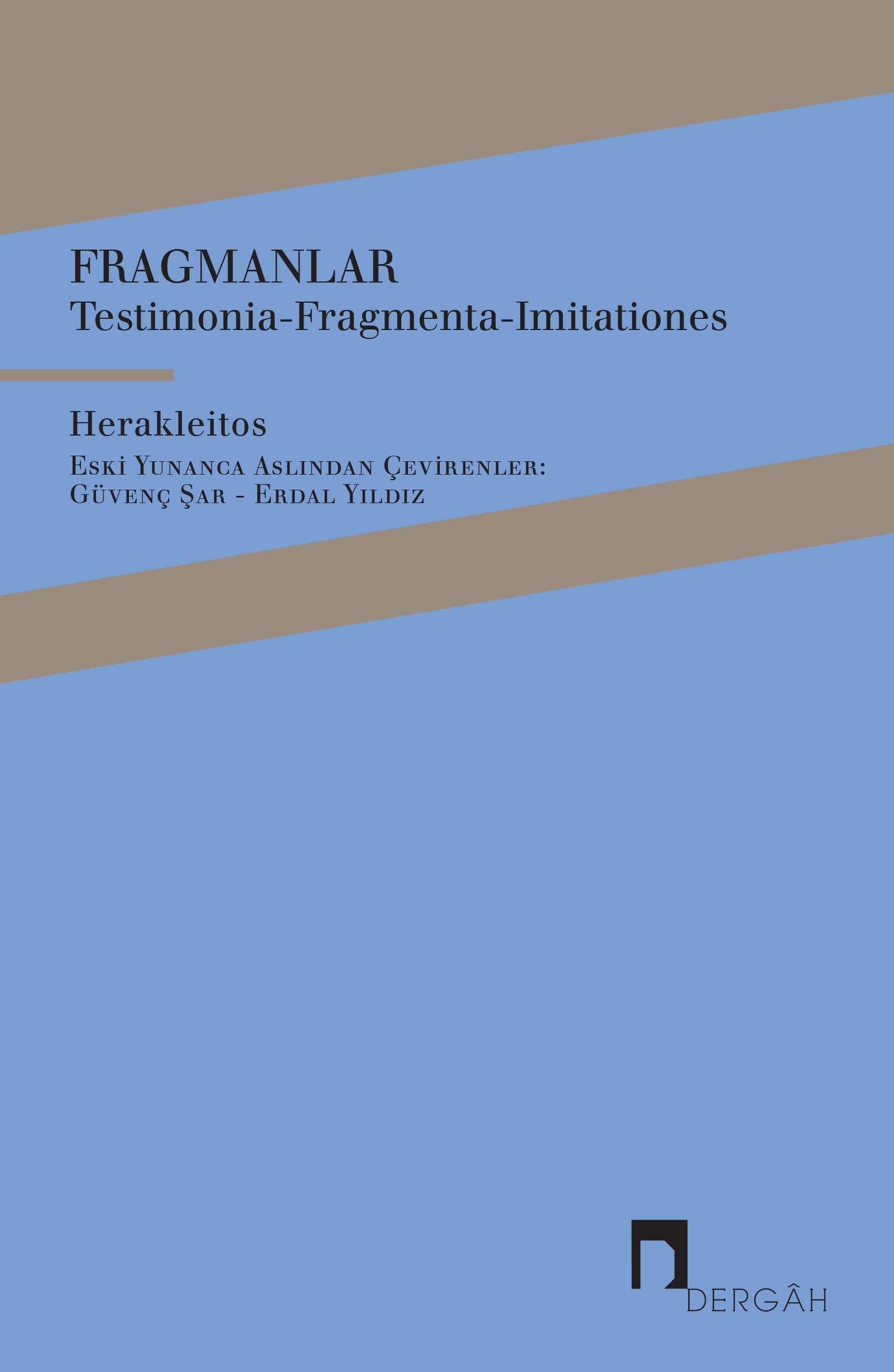 Fragmanlar Testimonia-Fragmenta-Imitationes